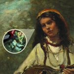 Cover Art for journal publication on artwork, contains Corot painting