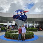 Bivek and Dr. Pavlidis at NASA Space Center
