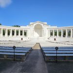 Arlington Cemetery in Washington DC, panoramic picture of theater